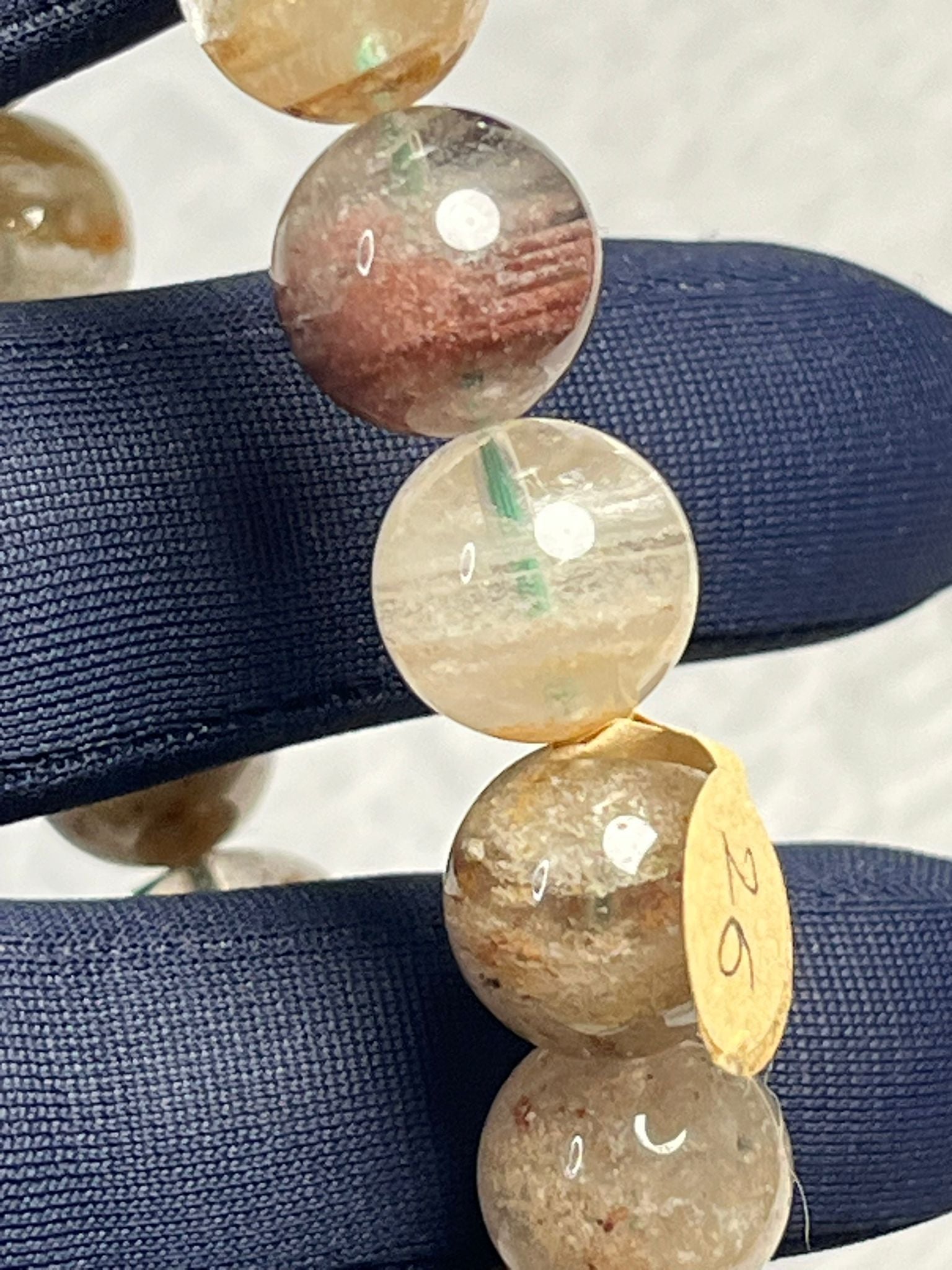 Bracelet Quartz Jardin (Lodolite) 1000 Couches