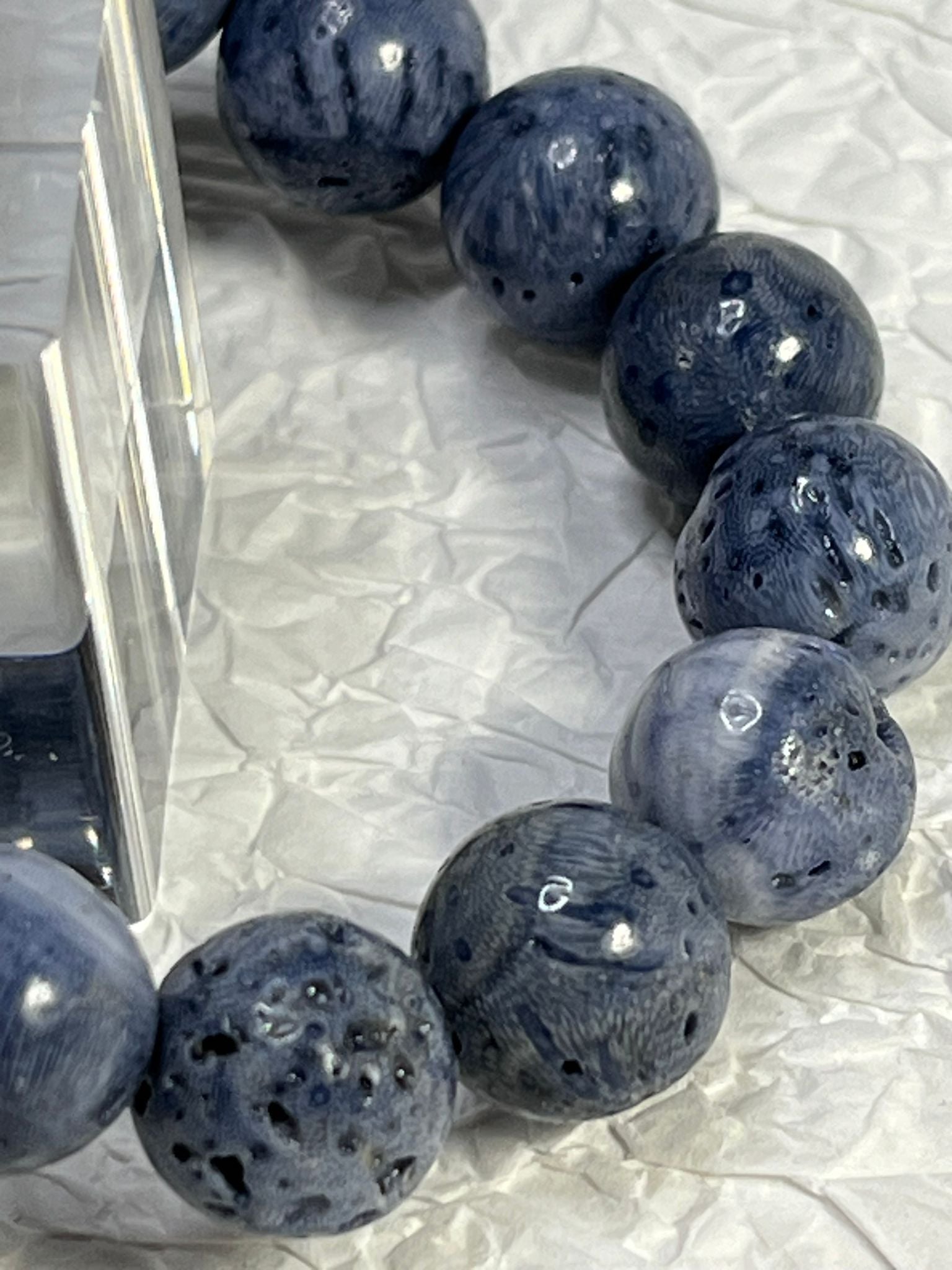 Bracelet Corail Bleu