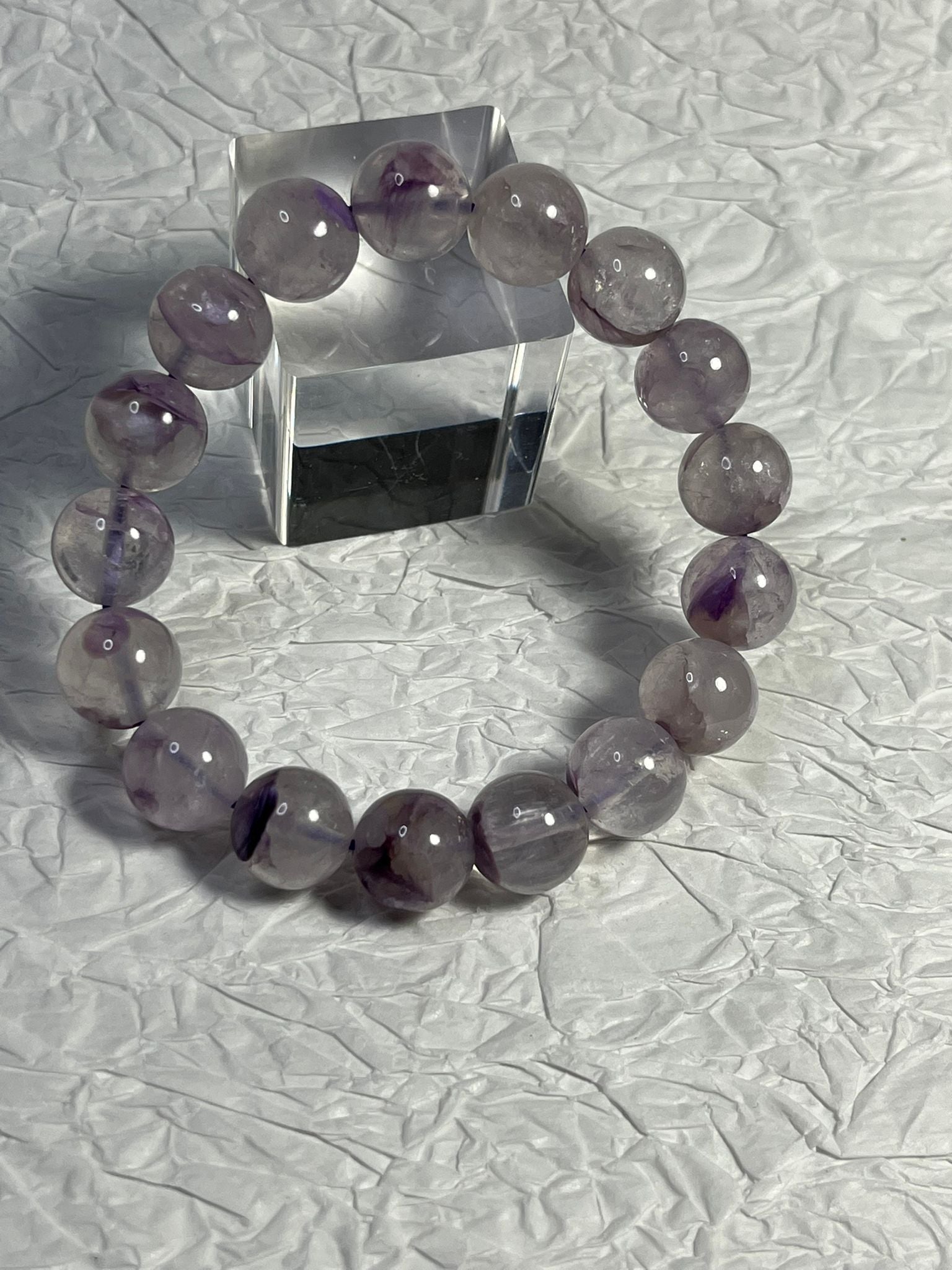 Bracelet Charoïte sur Quartz