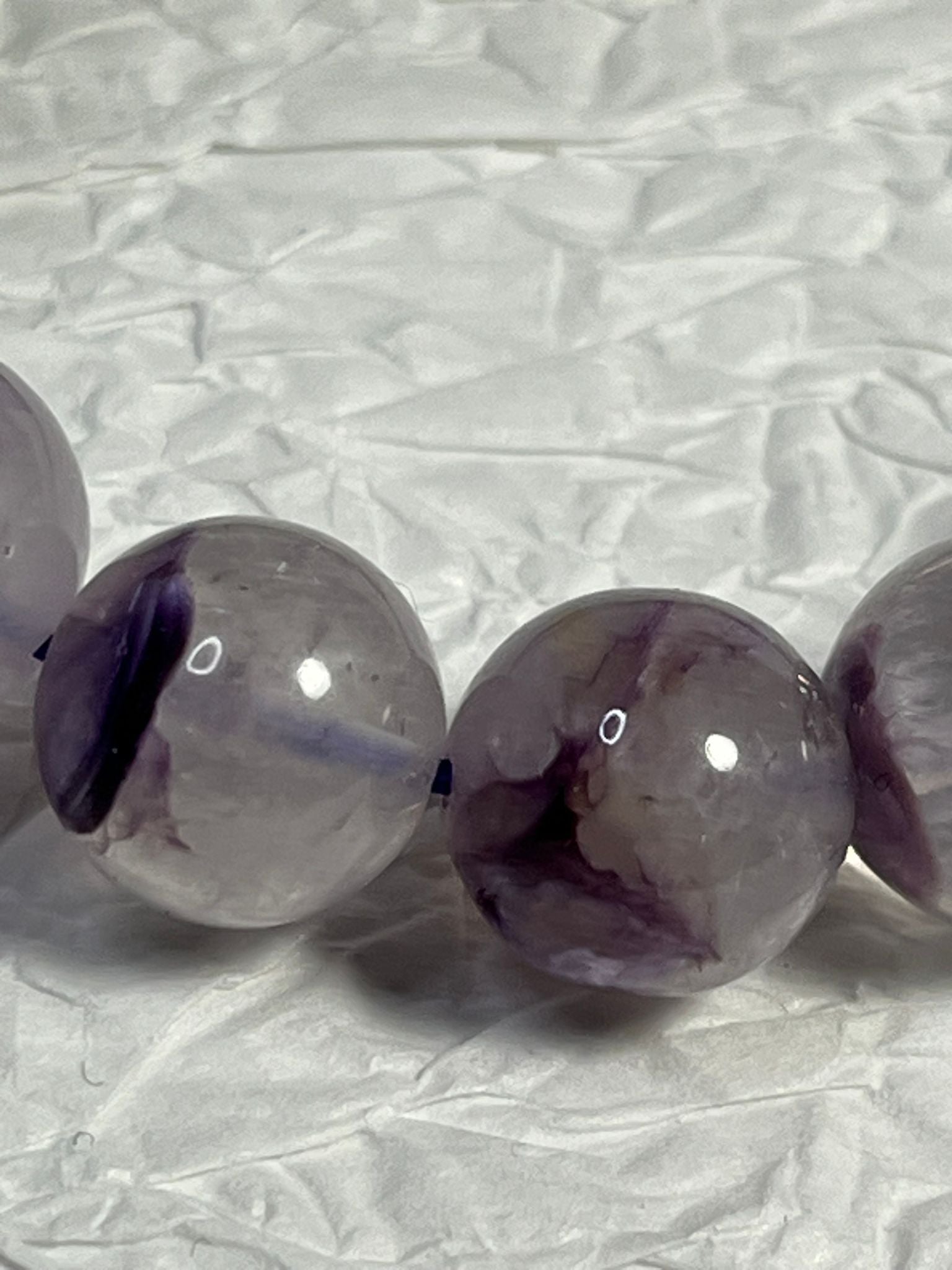 Bracelet Charoïte sur Quartz