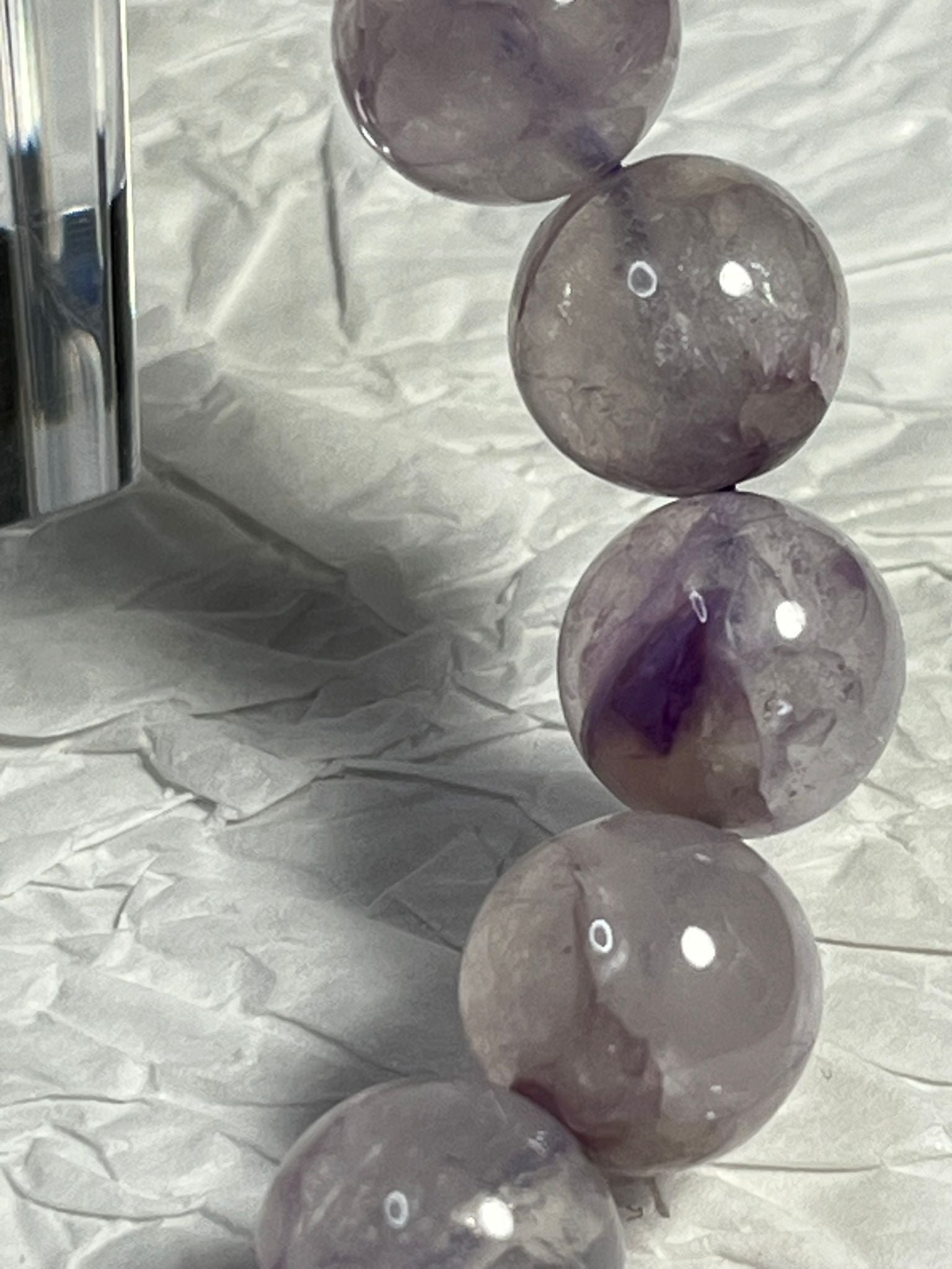 Bracelet Charoïte sur Quartz