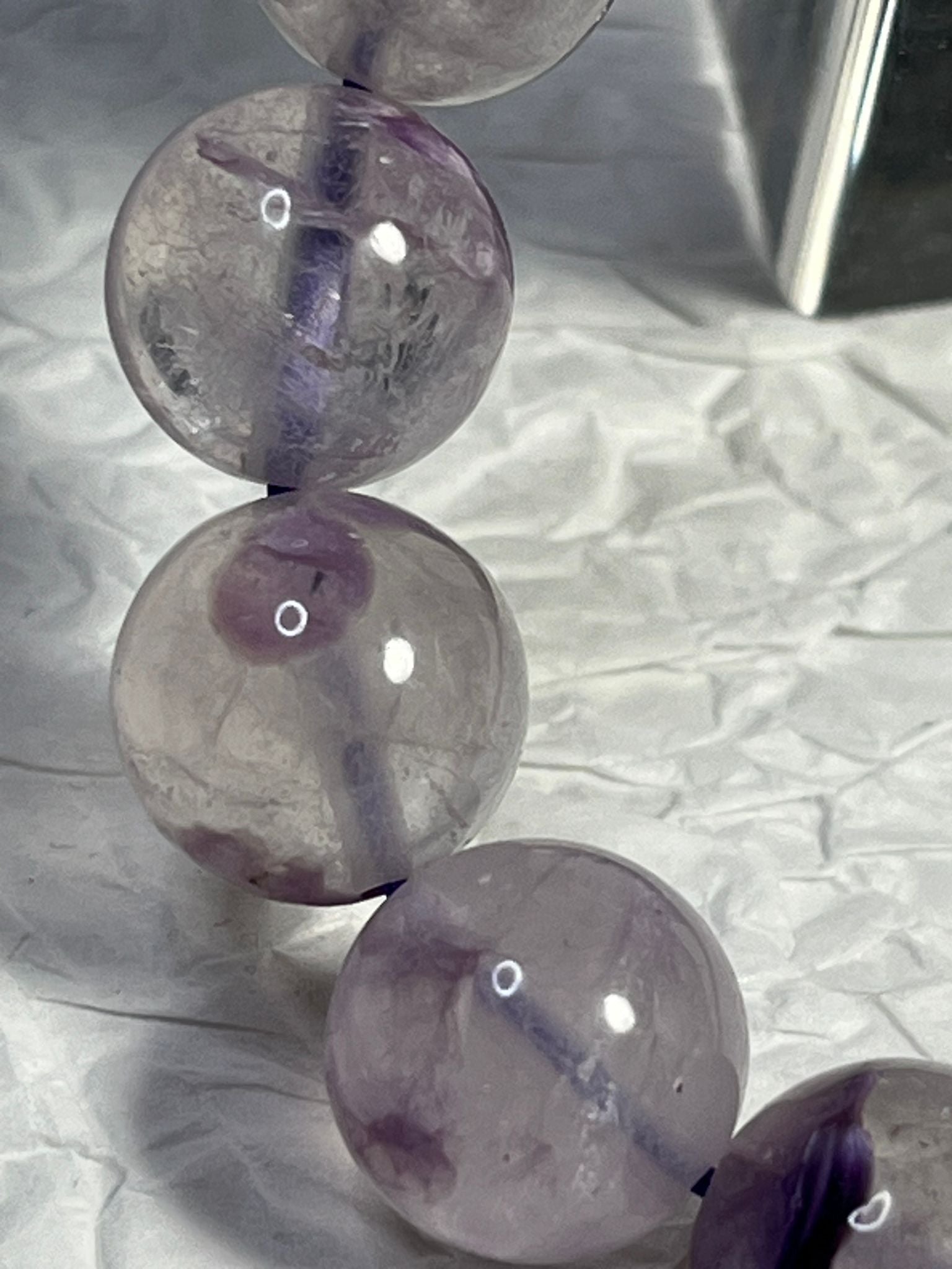 Bracelet Charoïte sur Quartz