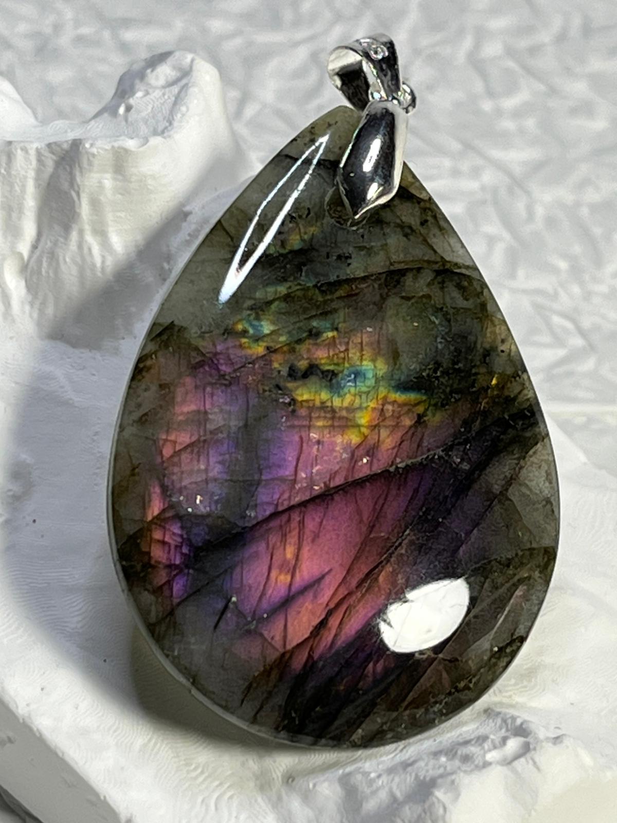 Pendentif en Labradorite