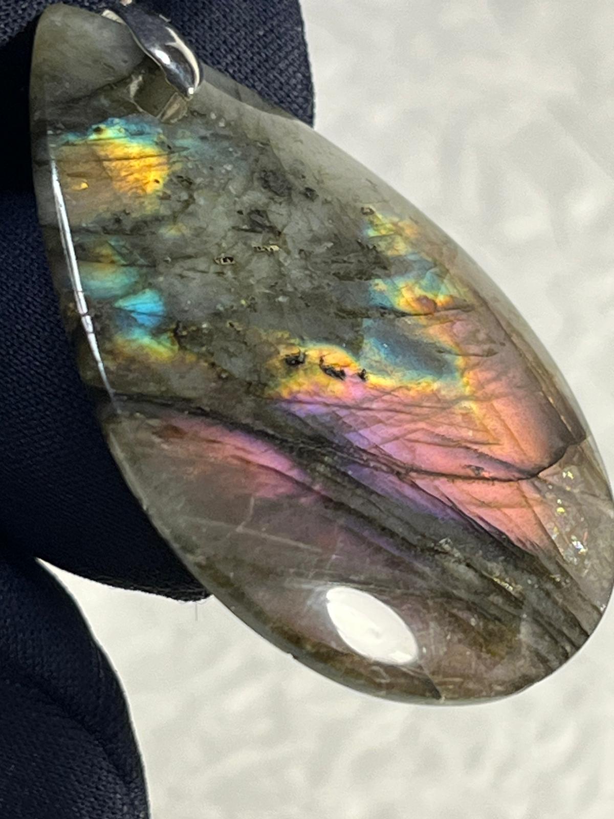 Pendentif en Labradorite