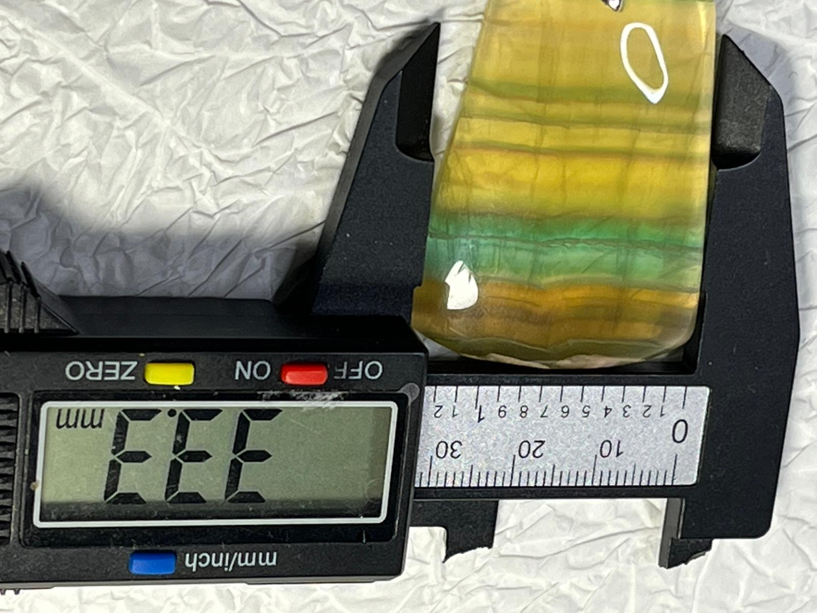 Pendentif en Fluorite (Bélière en Argent 925)