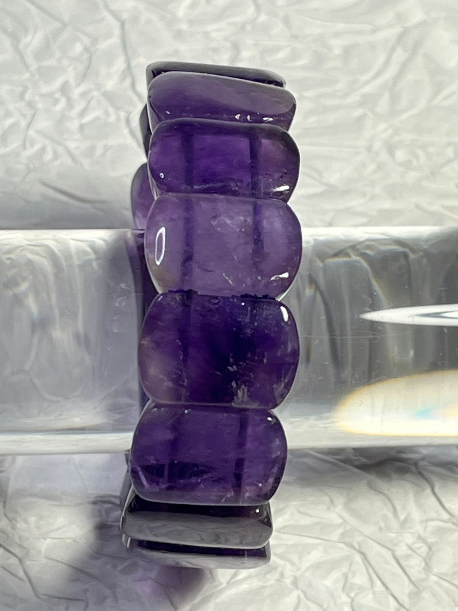 Bracelet Manchette en Améthyste