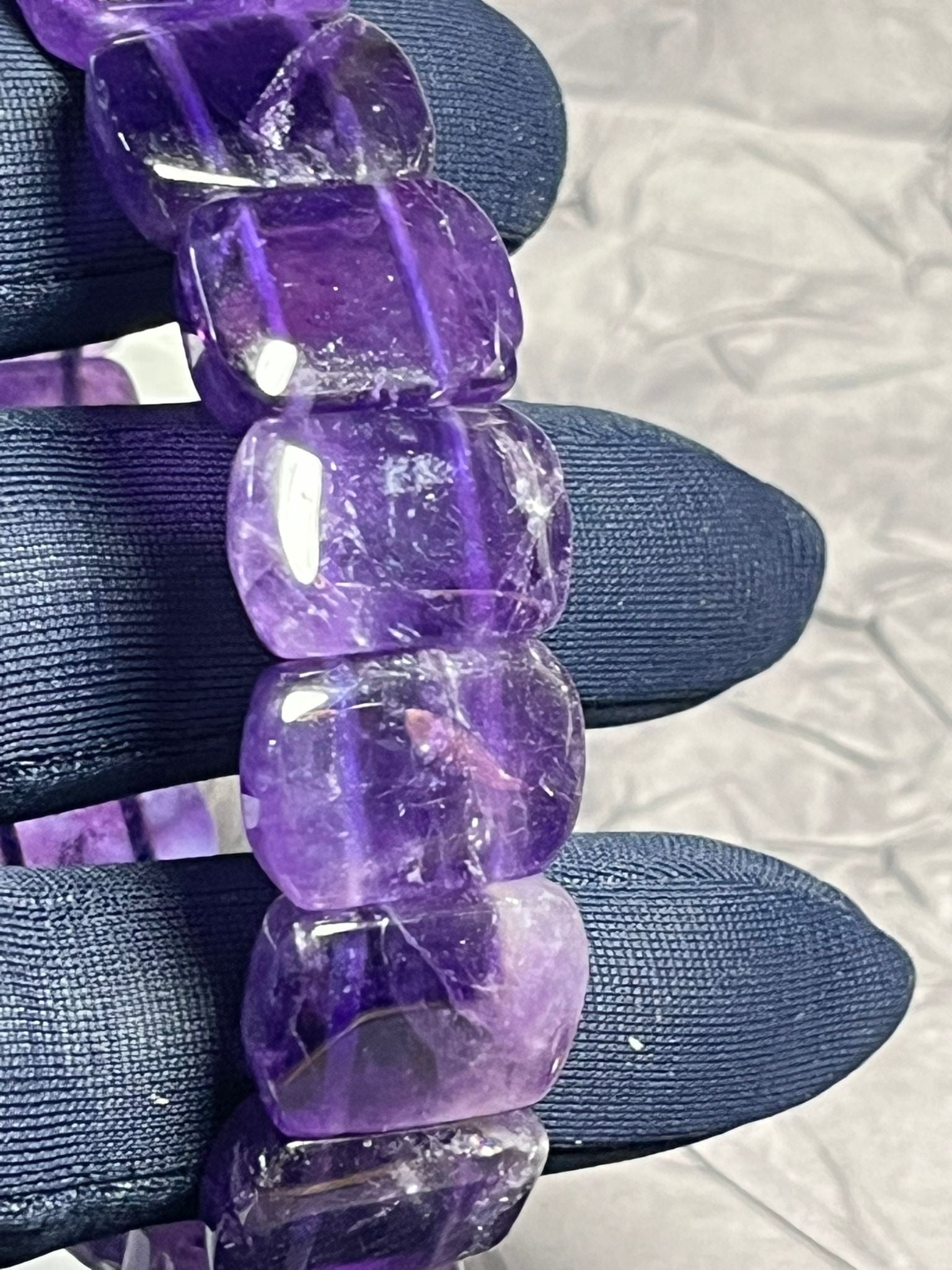 Bracelet Manchette en Améthyste