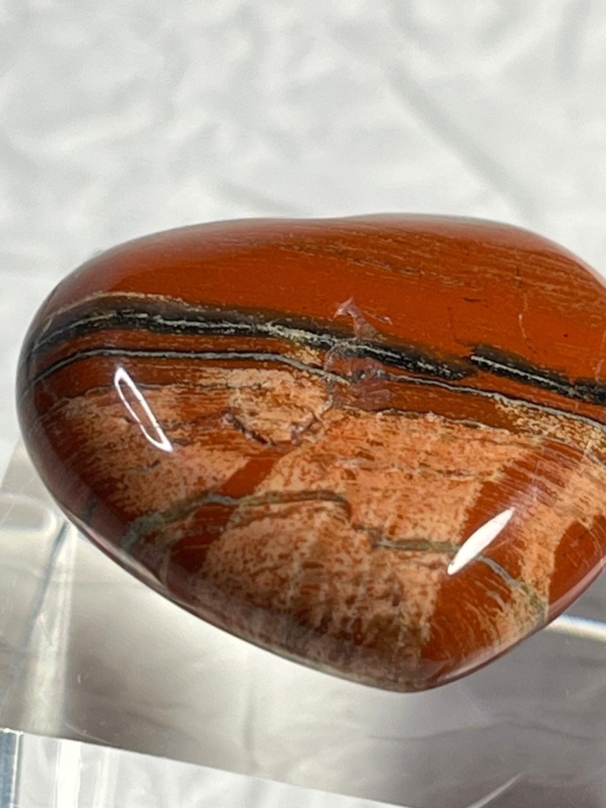 Cabochon en Jaspe Rouge