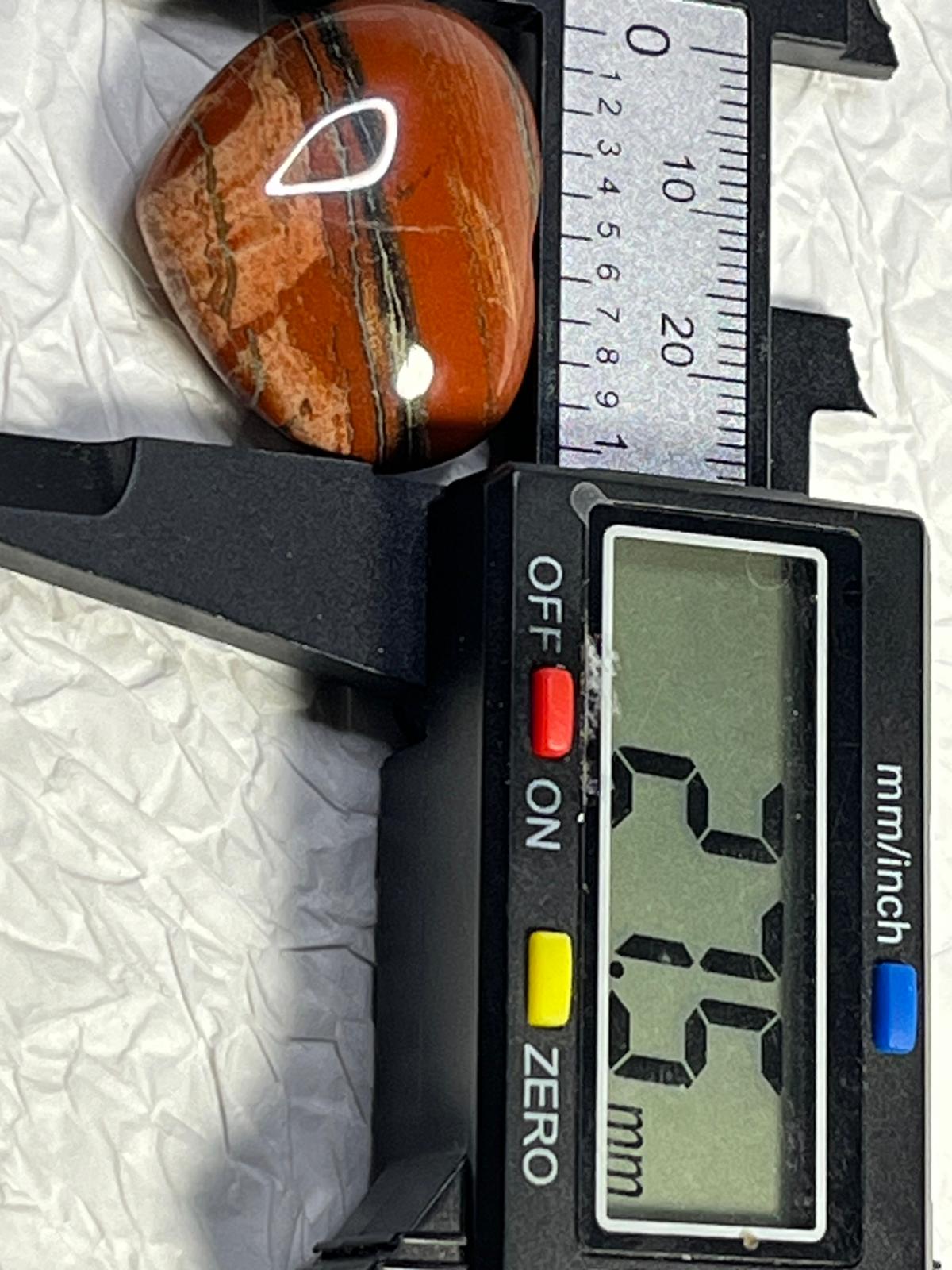 Cabochon en Jaspe Rouge