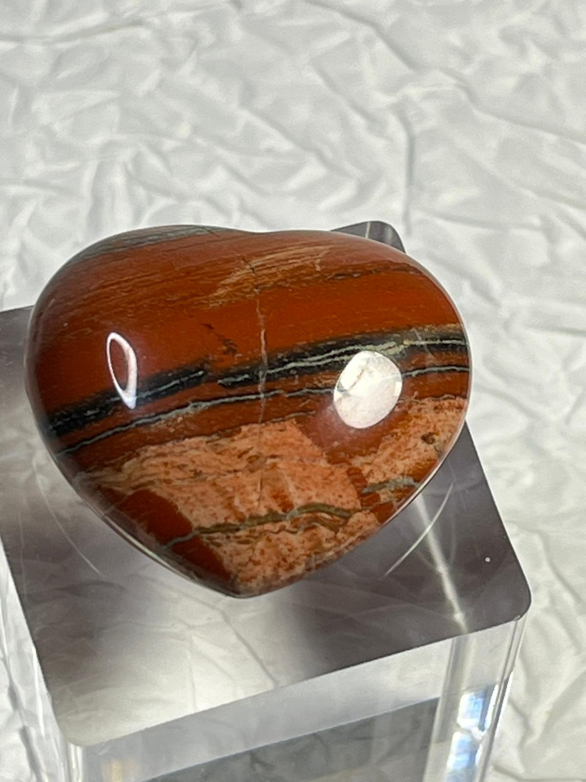 Cabochon en Jaspe Rouge