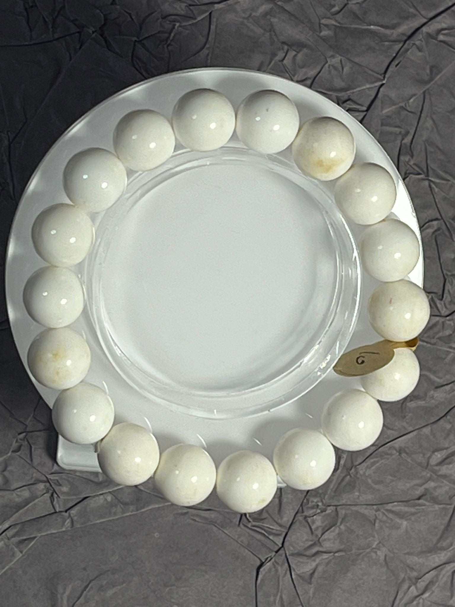 Bracelet en Jaspe Ivoire