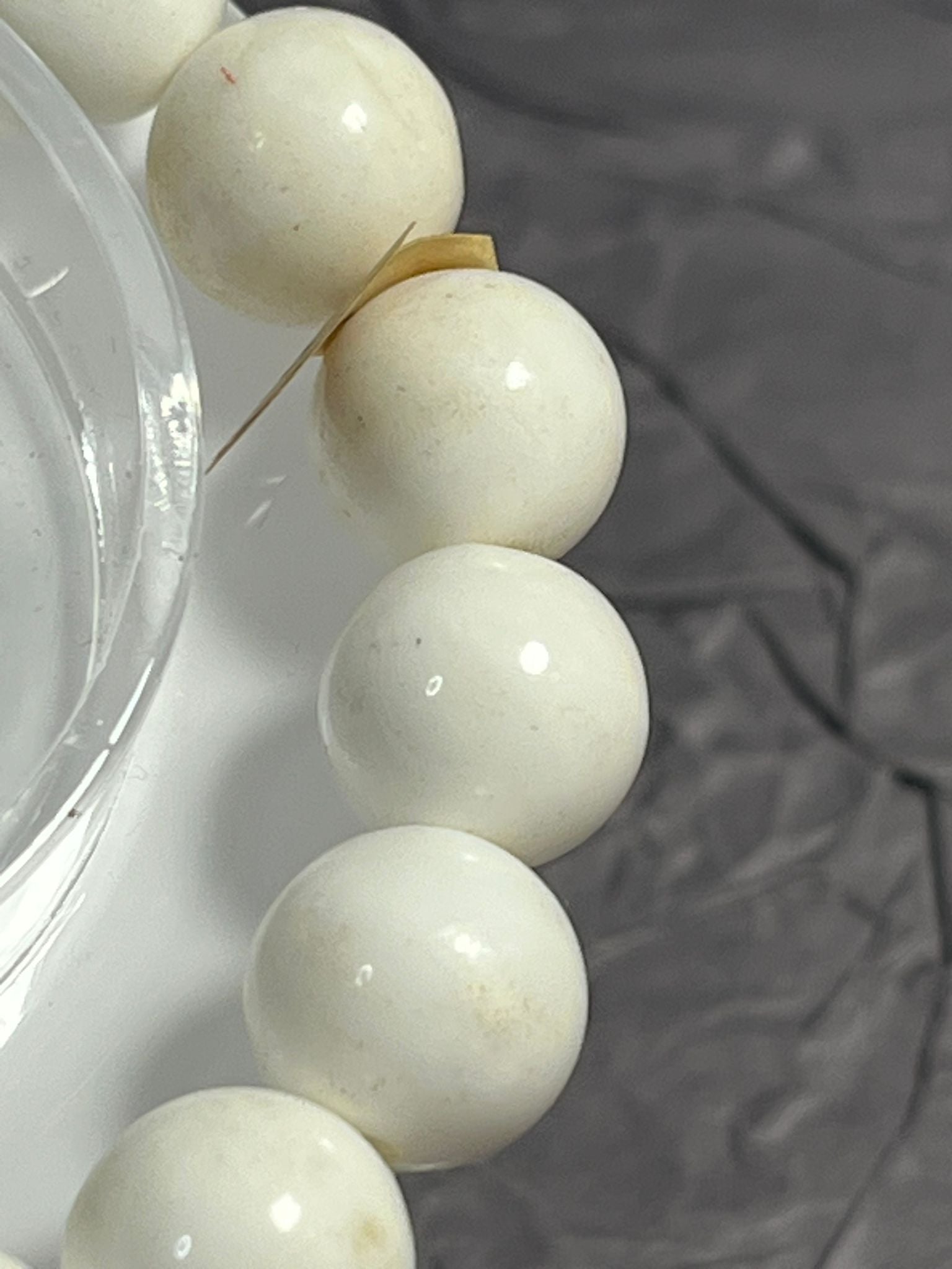 Bracelet en Jaspe Ivoire