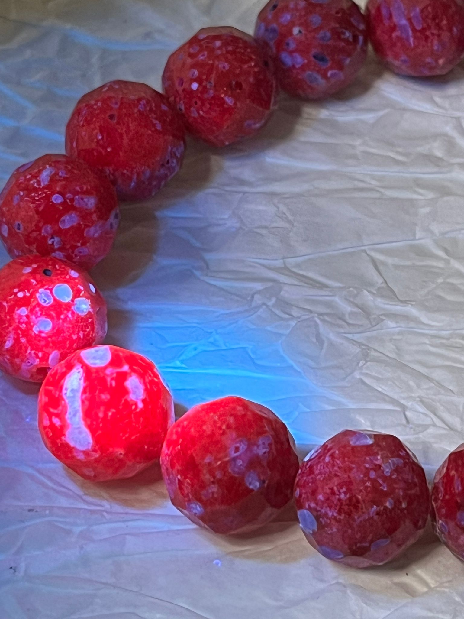 Bracelet Rubis Facetté