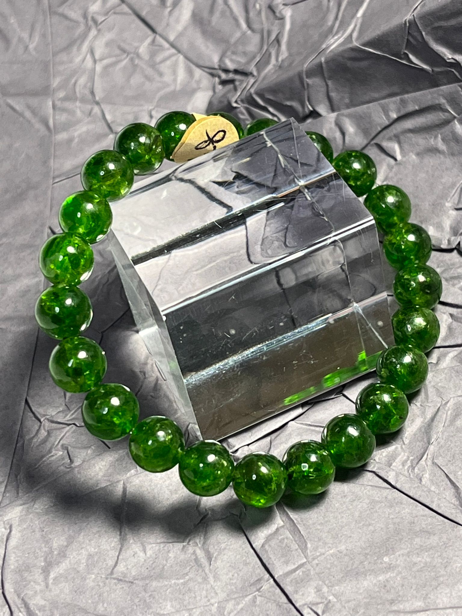 Bracelet Diopside Haute Qualité