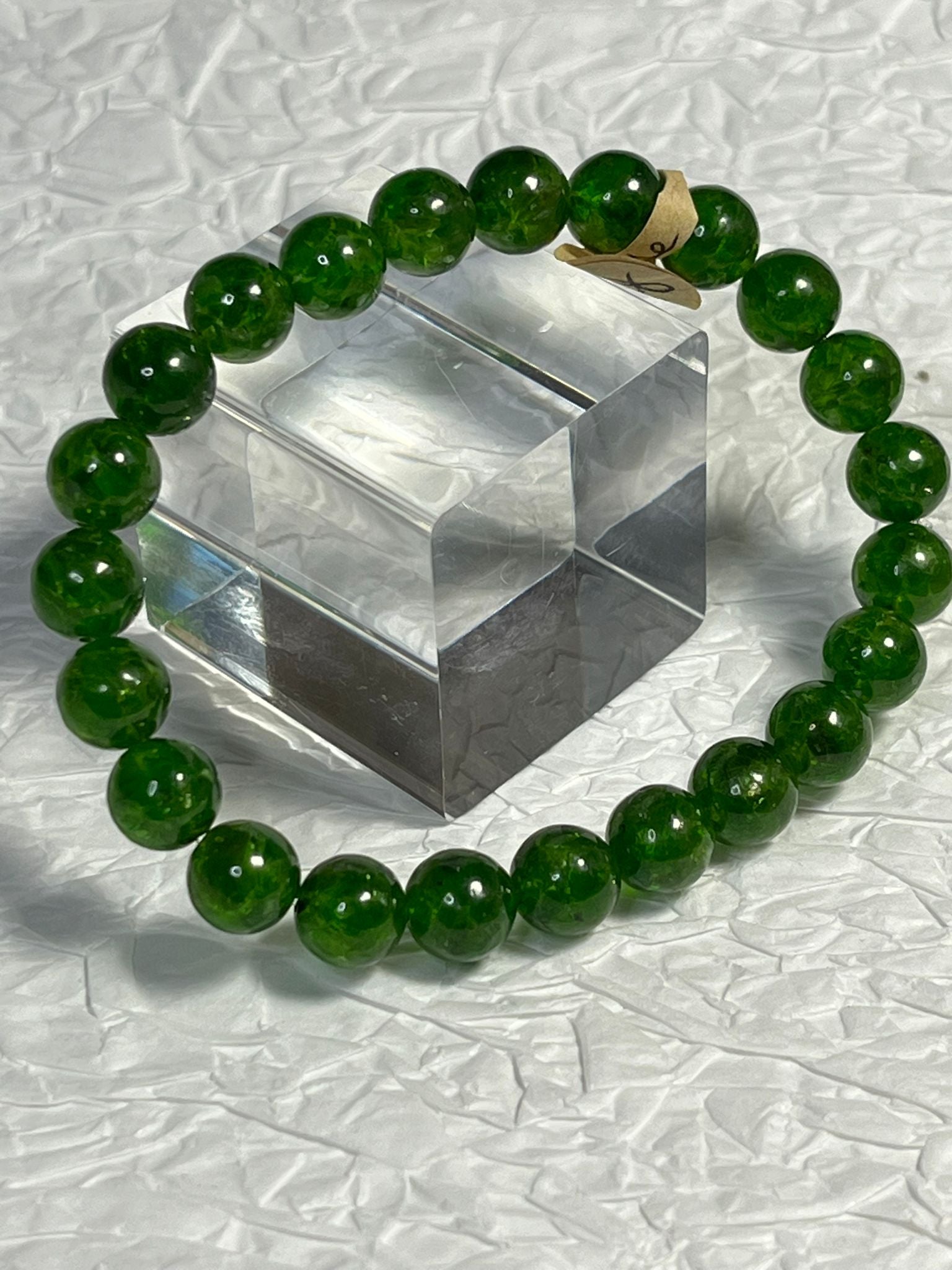 Bracelet Diopside Haute Qualité