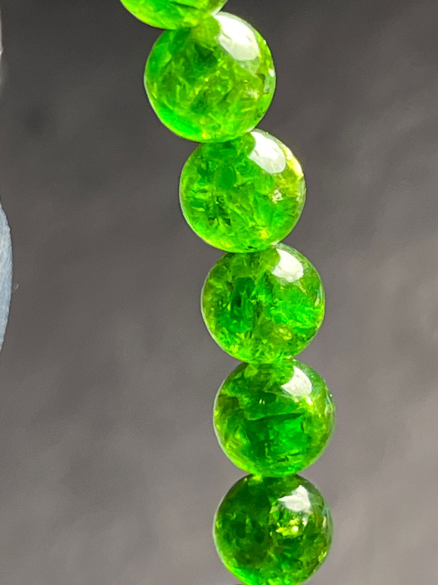 Bracelet Diopside Haute Qualité