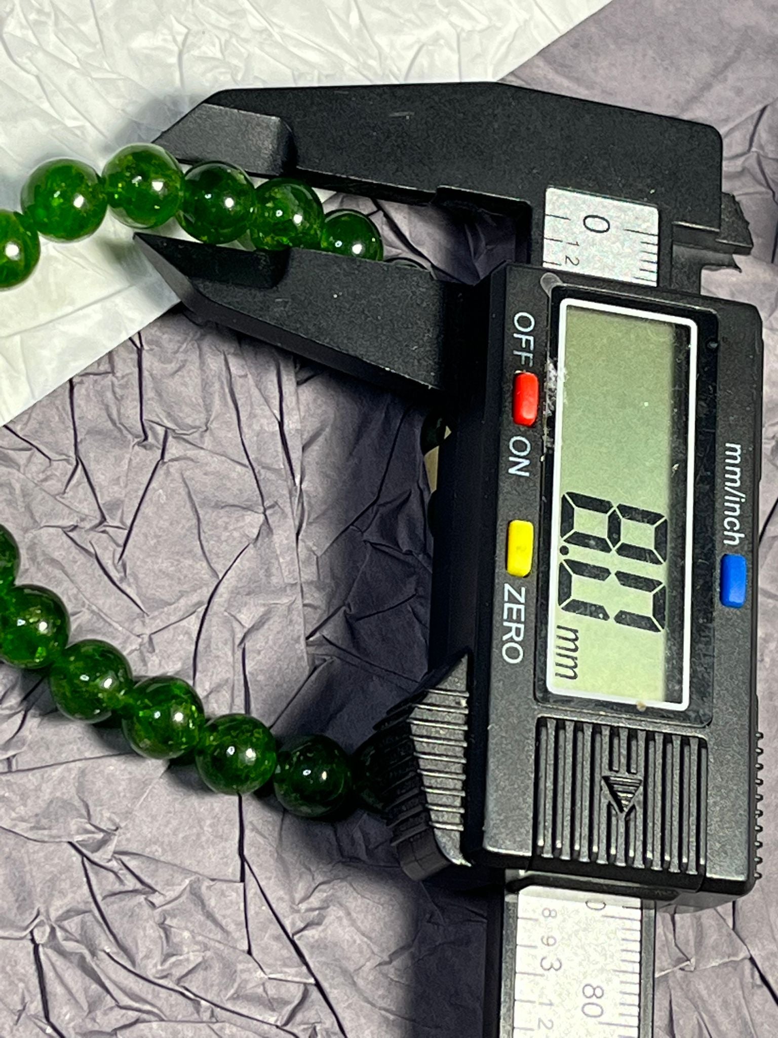 Bracelet Diopside Haute Qualité