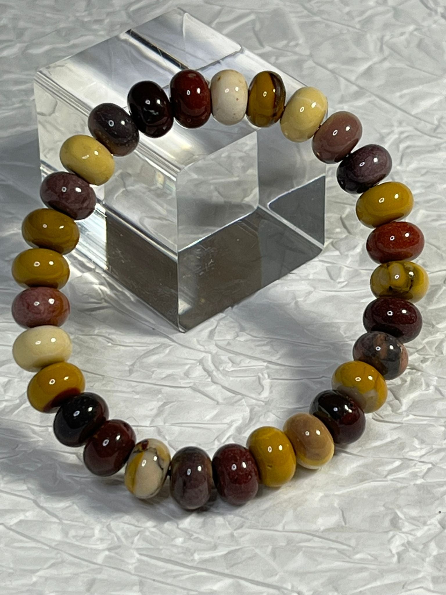 Bracelet en pierre naturelle Mokaite