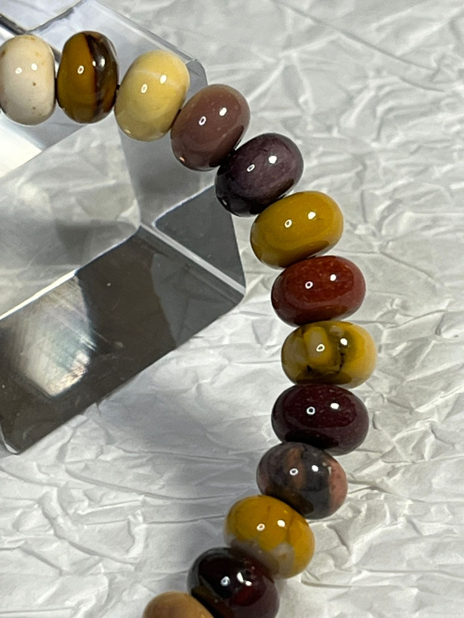 Bracelet en pierre naturelle Mokaite