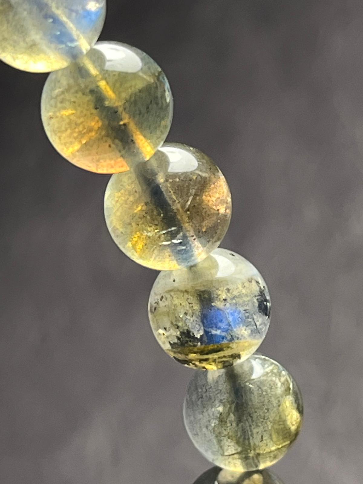 Bracelet en pierre naturelle Labradorite