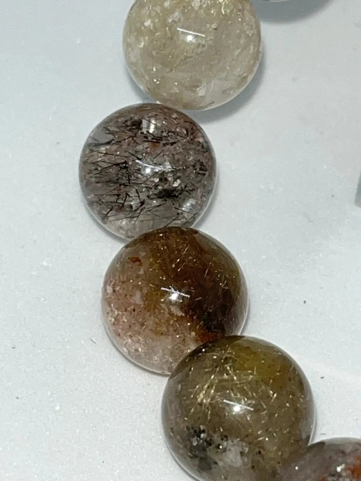 Bracelet Quartz jardin rutilé