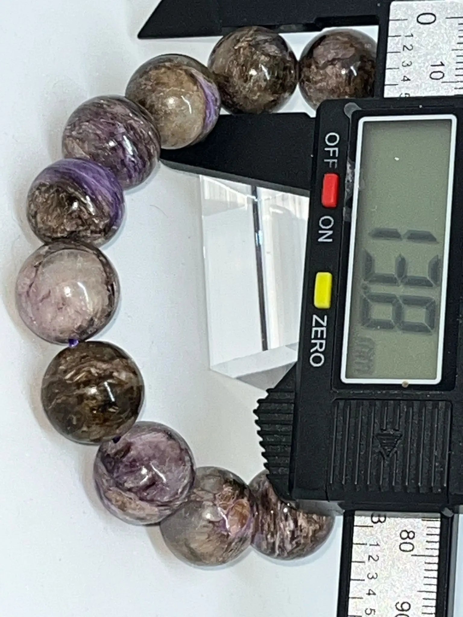 Bracelet Charoite dorée