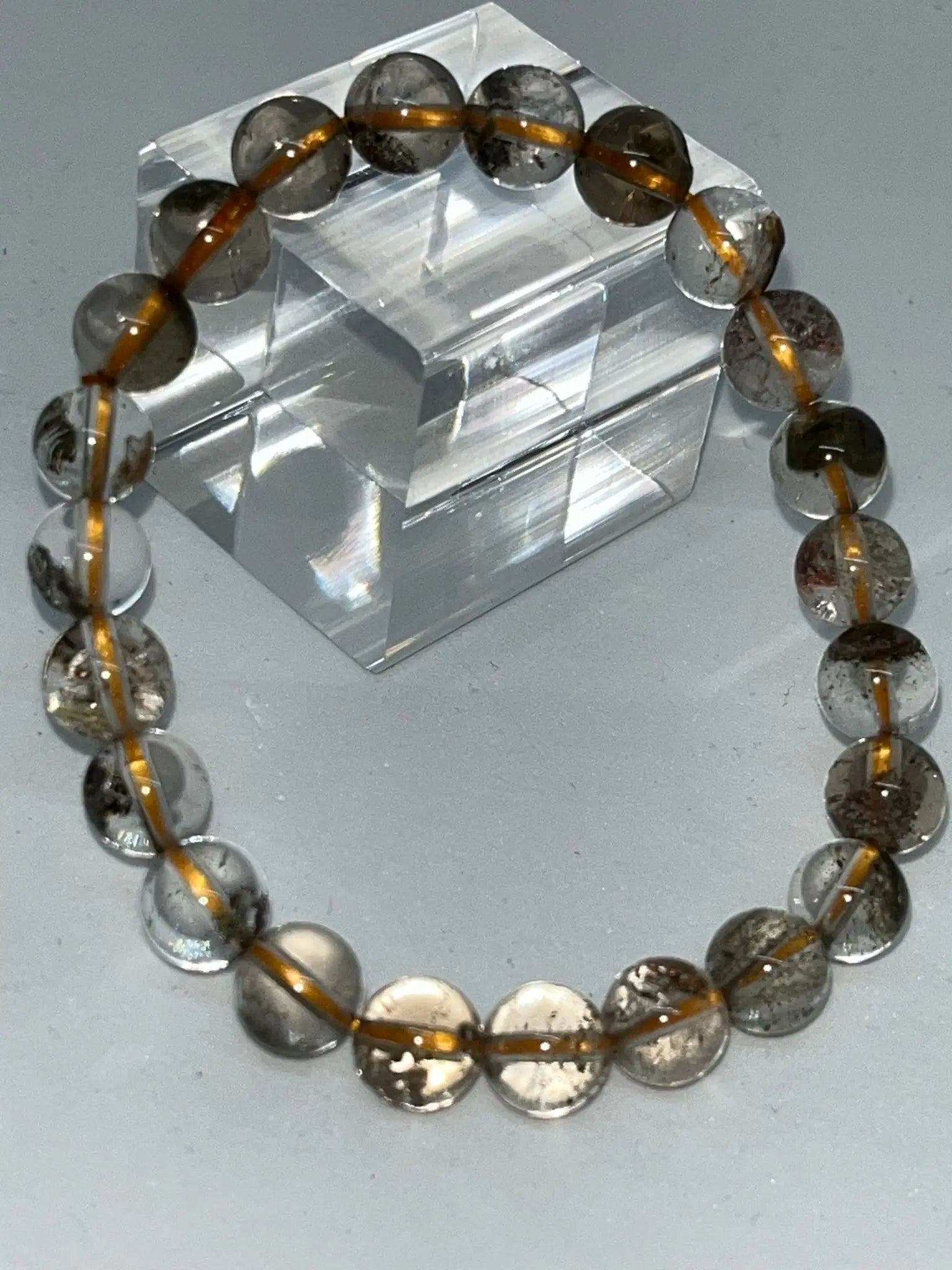 Bracelet Quartz jardin rutilé