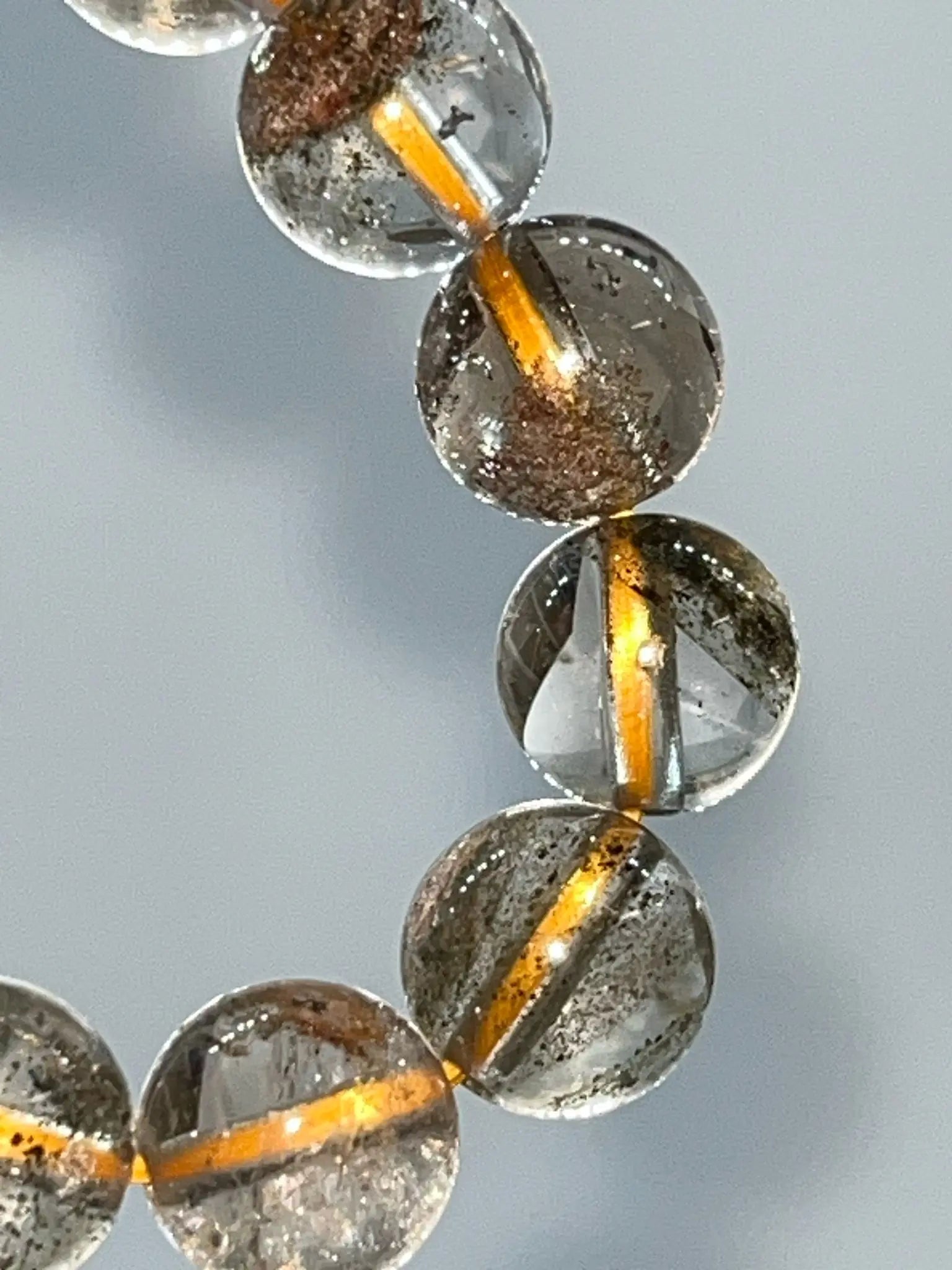 Bracelet Quartz jardin rutilé