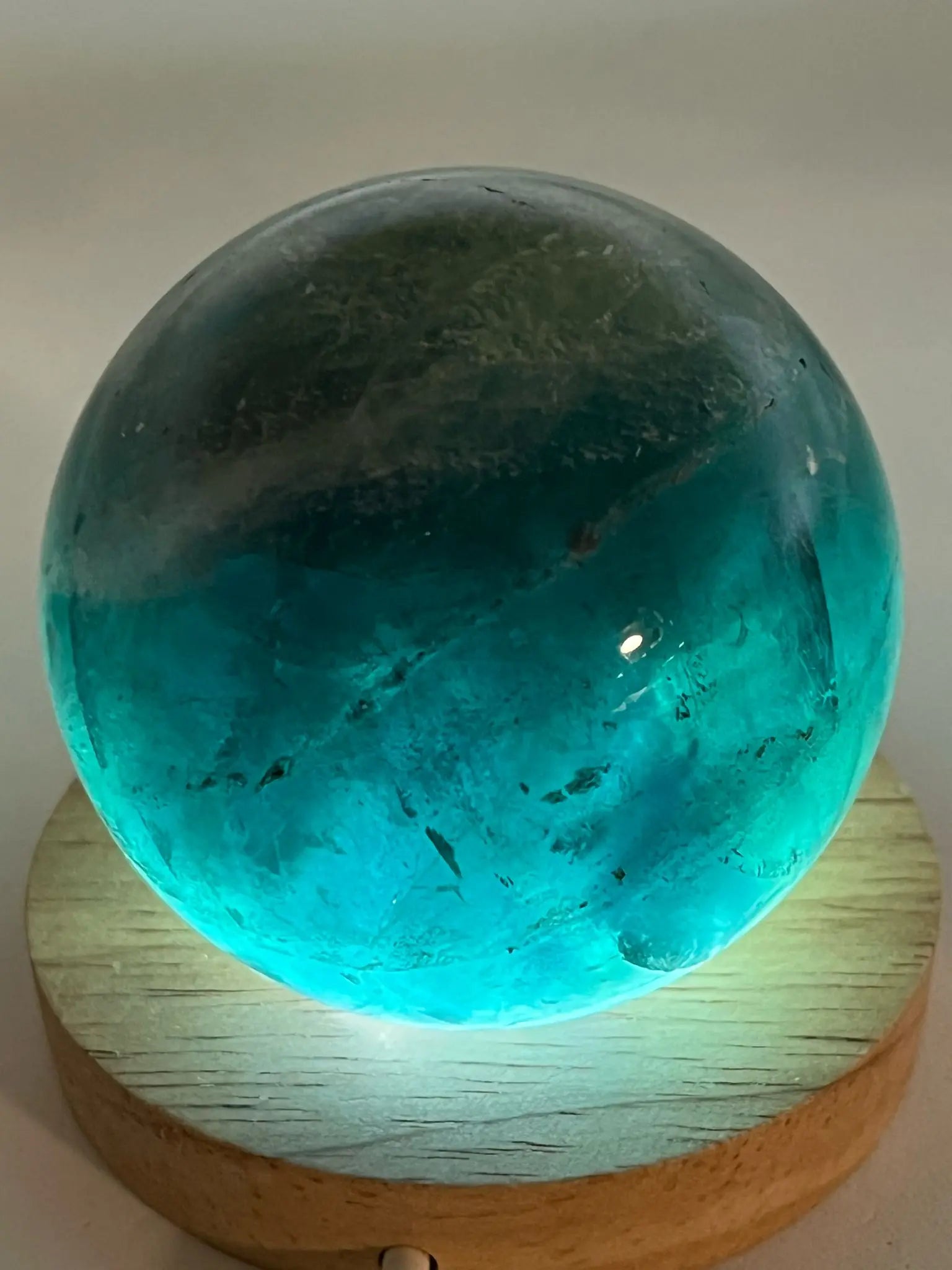 Sphère Fluorite bleue