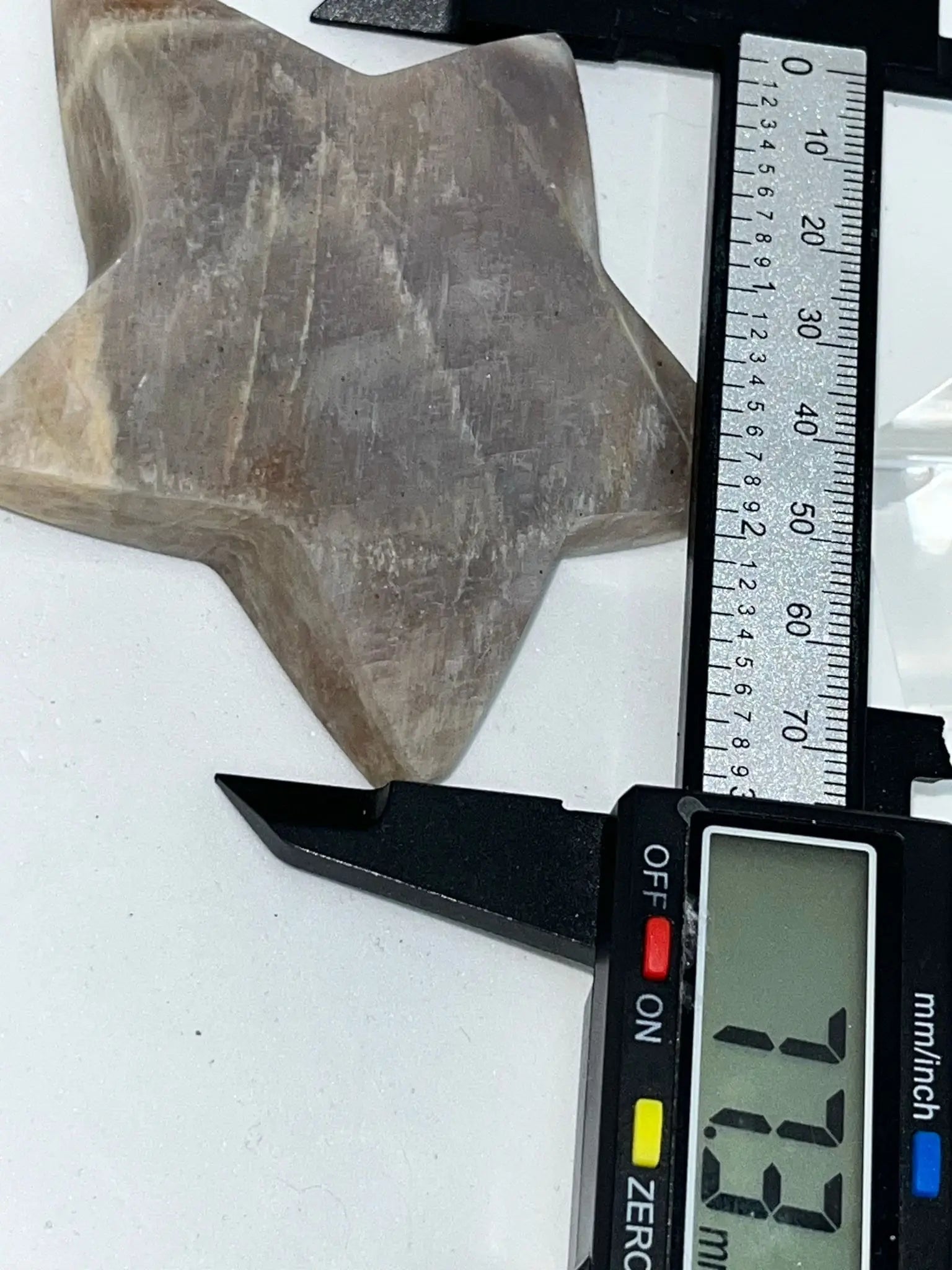 Étoile en Pierre de Lune Pêche