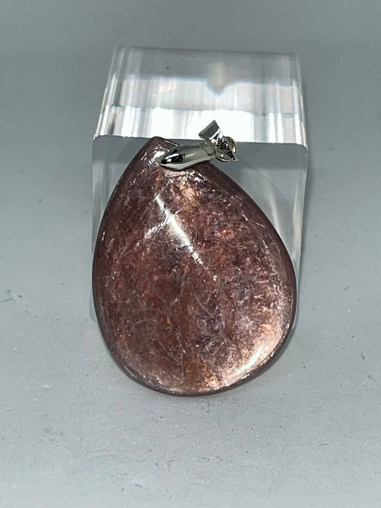 Pendentif Lépidolite mauve