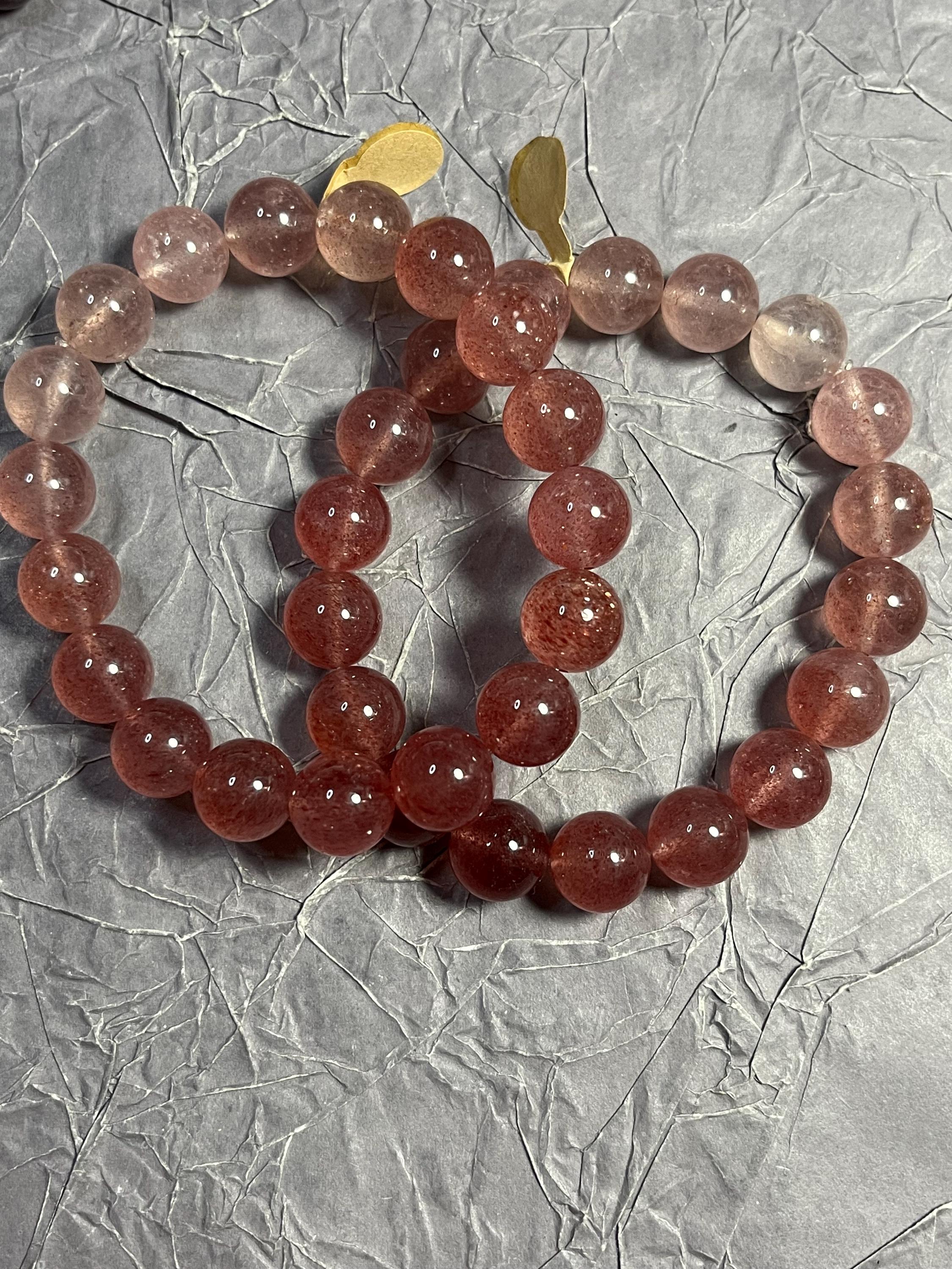 bracelet quartz fraise en dégradé 11.5 mm