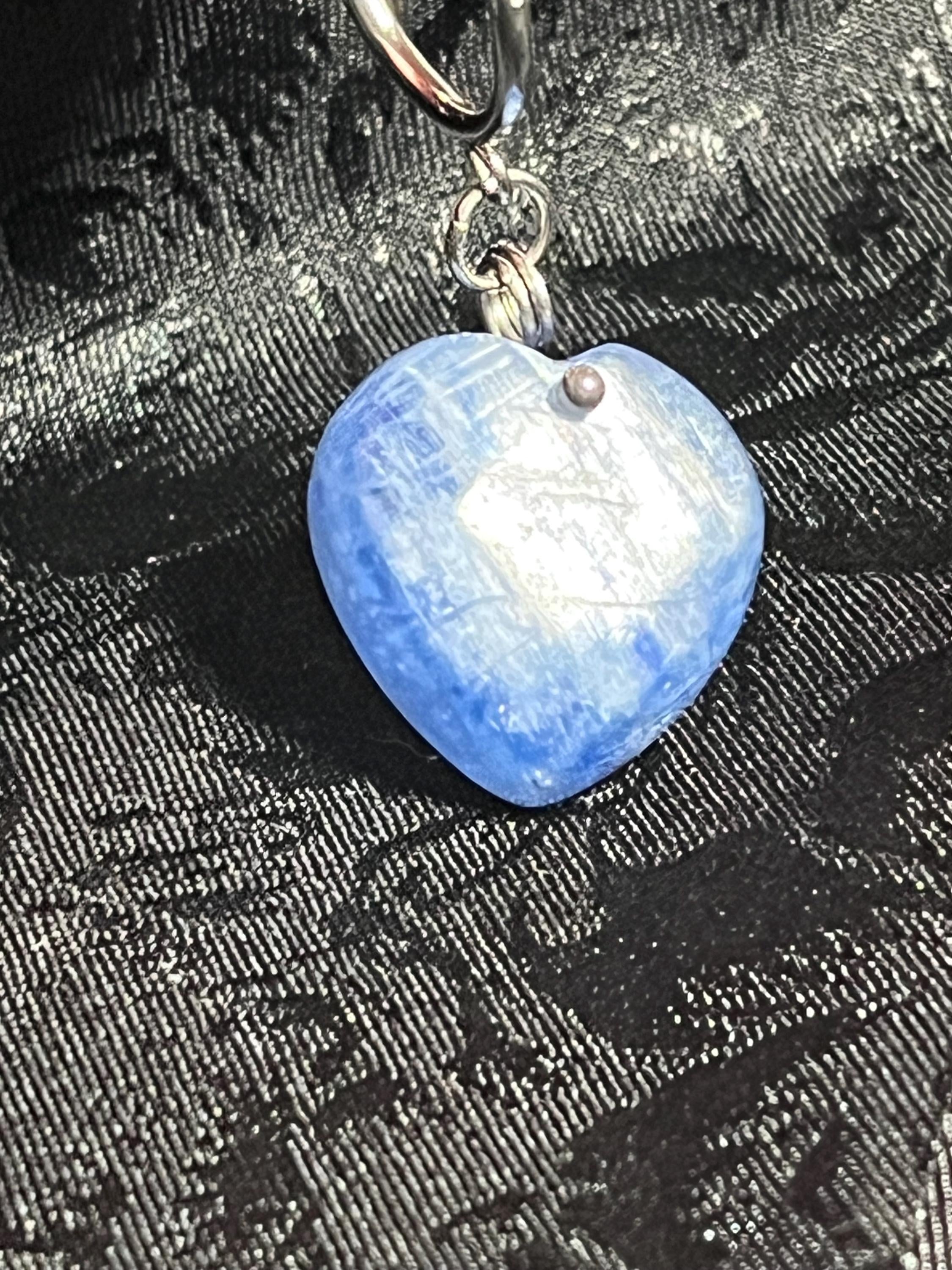 Boucles d’oreilles en cyanite