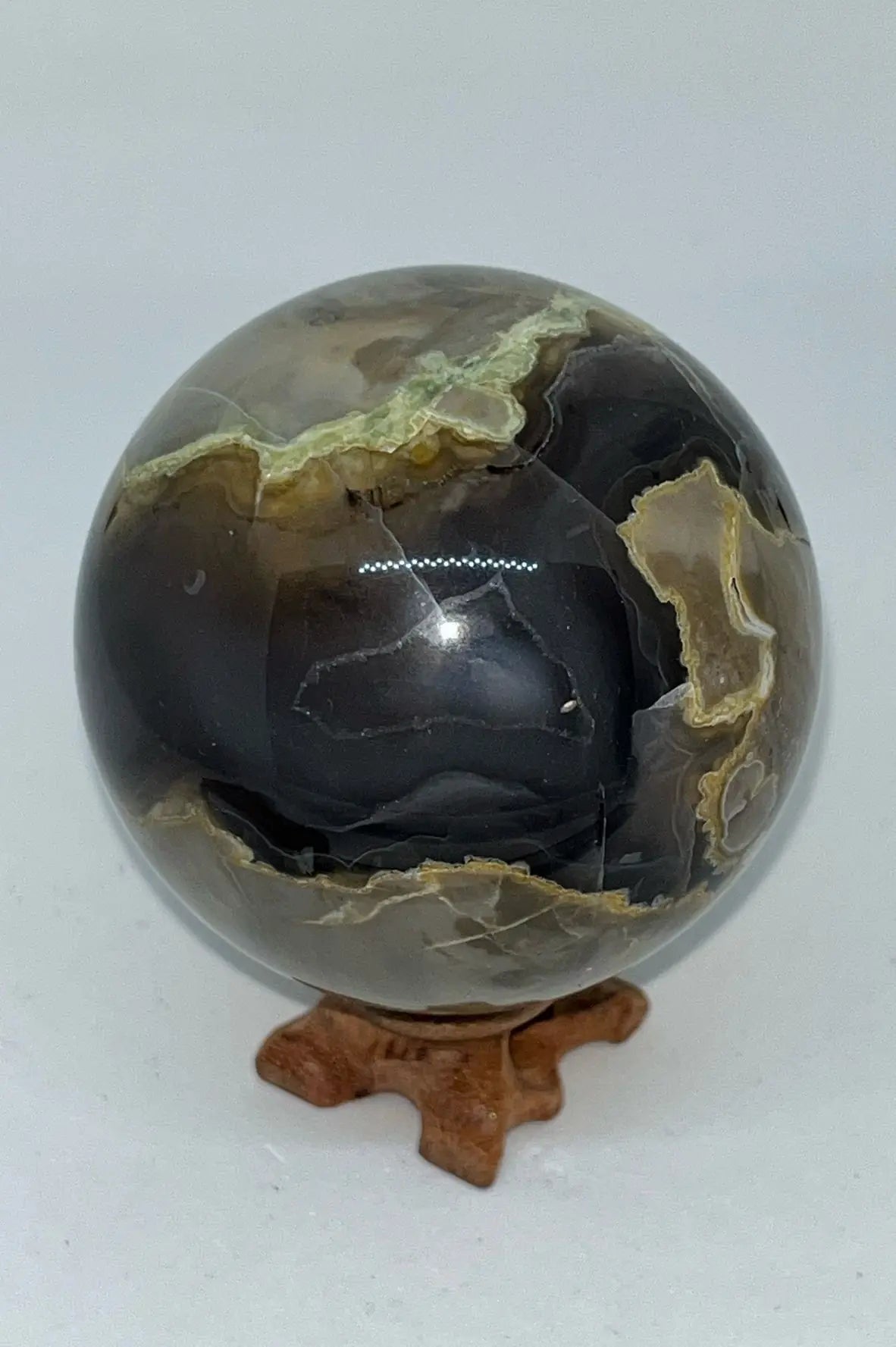 Sphère Agate volcanique